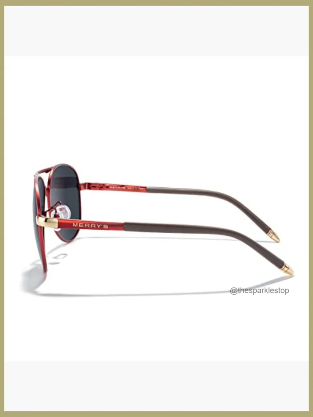 Metal Aviator Sunglasses Polarized UV400 Protection Driving